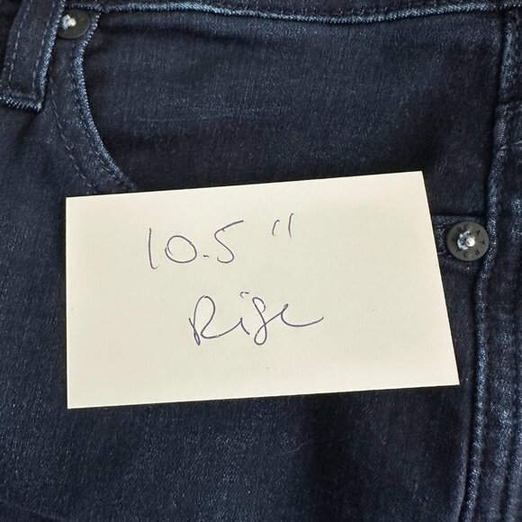 AYR The Hi-Rise Skinny Jeans Dark Blue Wash 27 x 26 #7950 - Picture 7 of 12